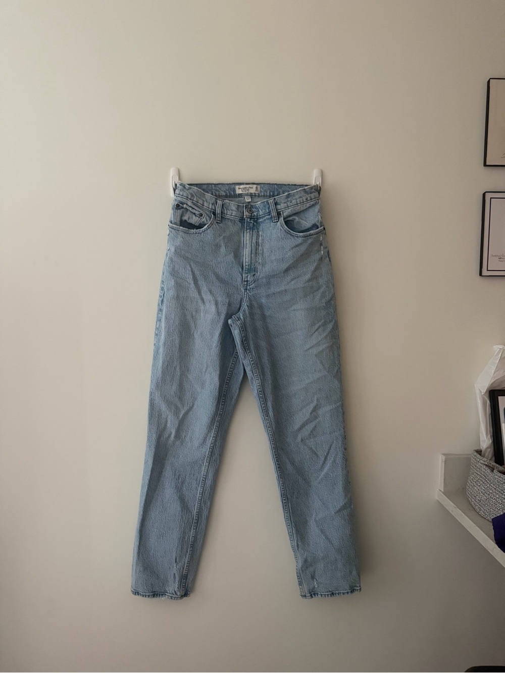 Abercrombie ‘The 90s Straight Ultra High Rise’ Curve Love Size 30 Long